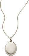 MADE BY MARY Mini Oval Locket Necklace