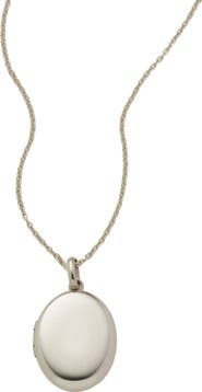 MADE BY MARY Mini Oval Locket Necklace