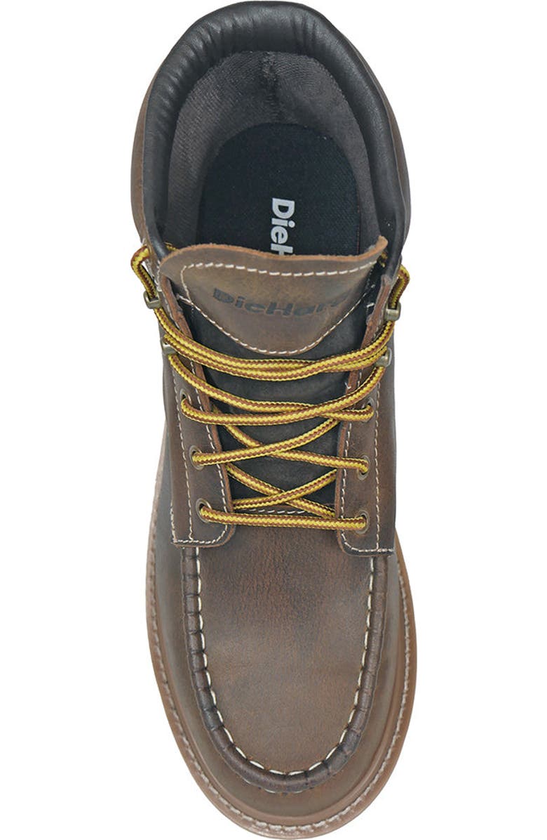 DieHard Mustang 6 Inch Soft Toe Work Boot Waxy Brown, Alternate, color, Brown