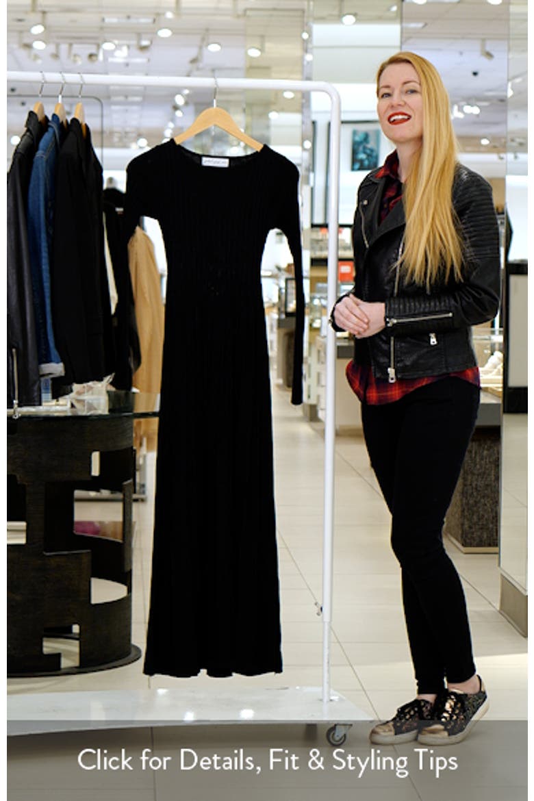 Alison Long Sleeve Rib Maxi Dress video