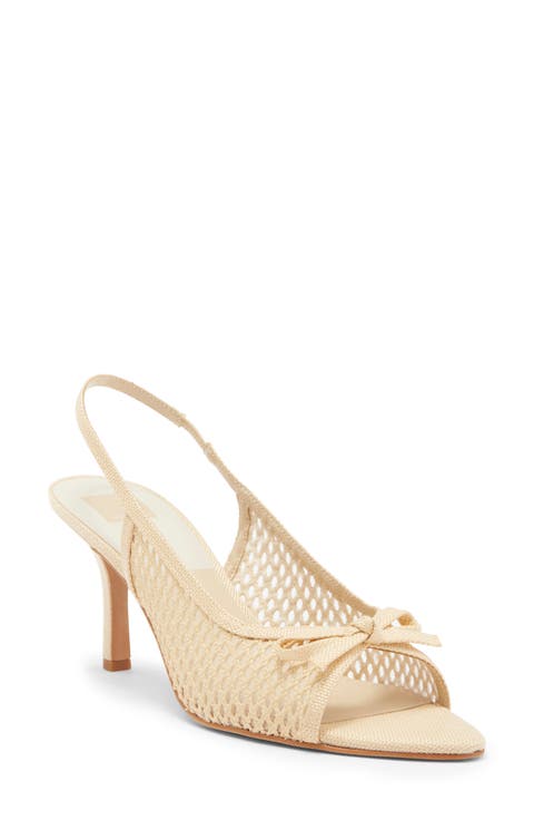 Misa Raffia Slingback Pump (Women)