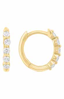 EFFY 14K Gold Lab Grown Diamond Hoop Earrings