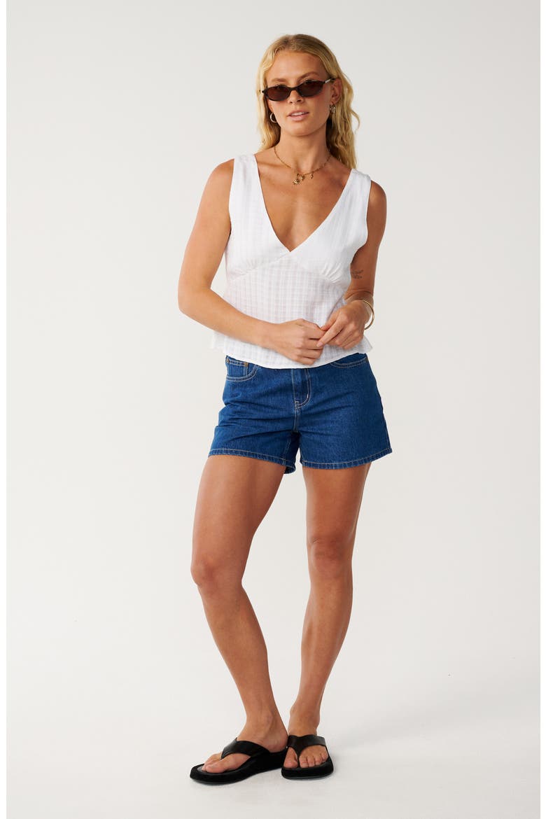 Island Dreams V-Neck Tank, Alternate, color, WHITE