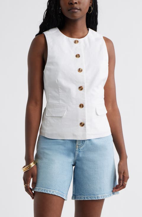 Front Button Vest