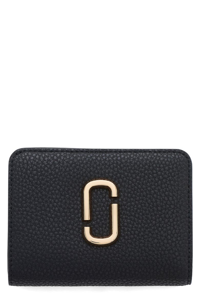 The Mini J Marc Compact Wallet, Main, color, BLACK