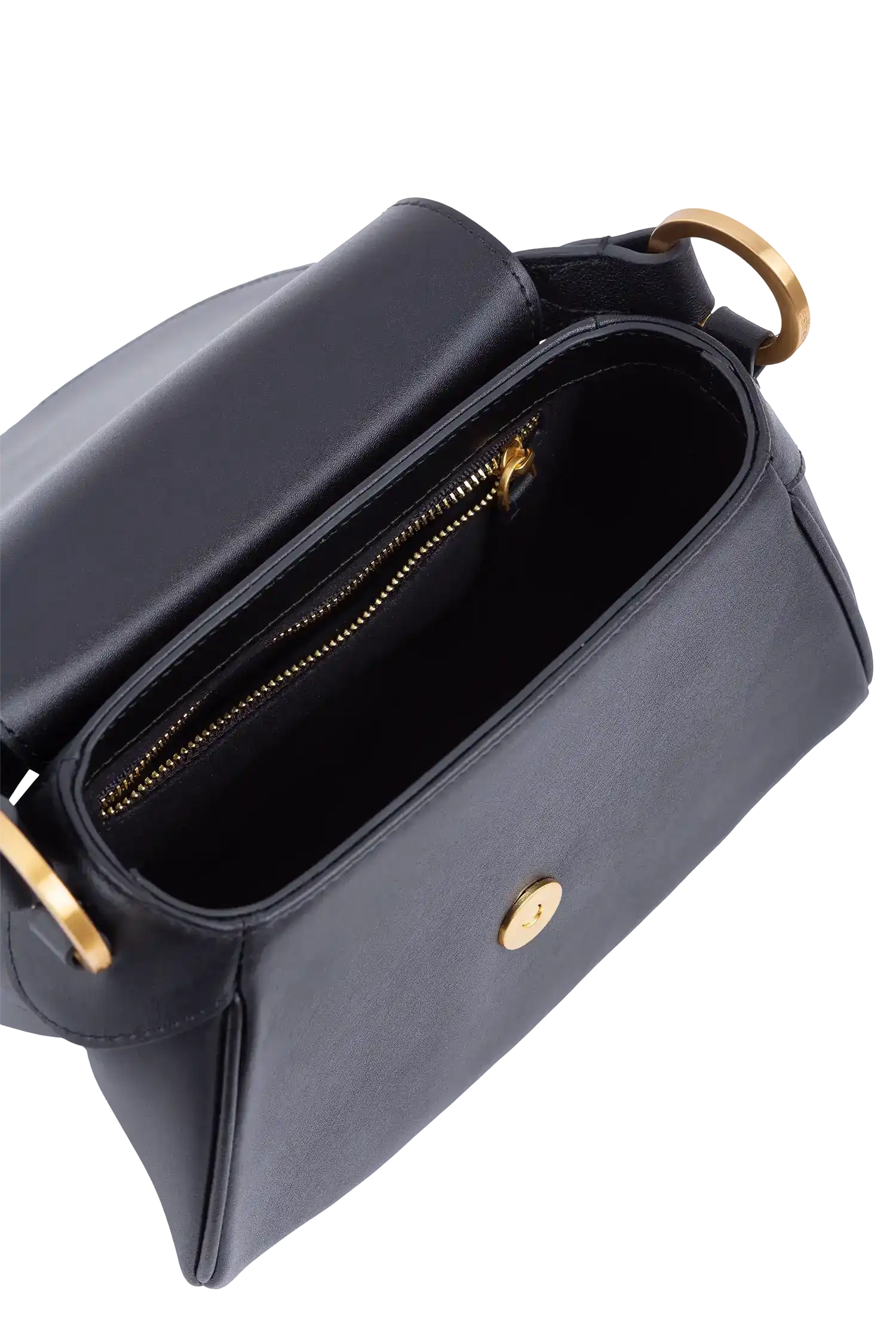 Esthera 7PM Leather Handbag, Alternate, color, Black