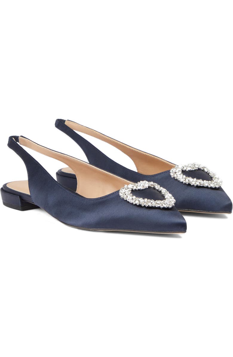 LK Bennett Luana Pointed Toe Slingback Flat, Main, color,