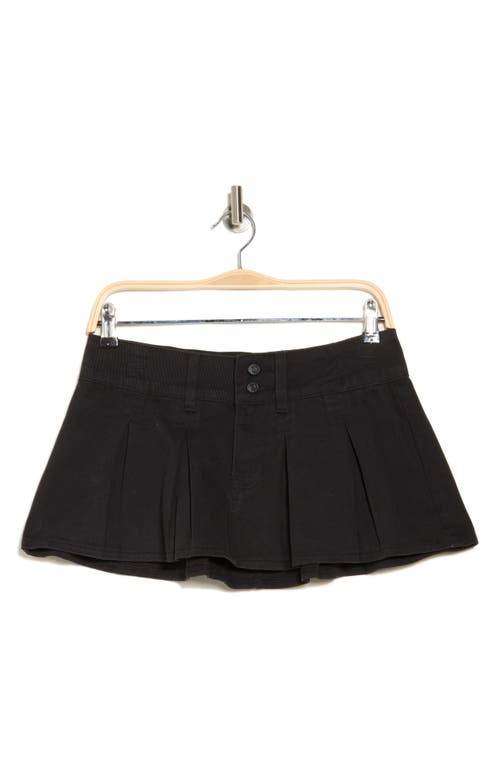 Pacsun Low Rise Pleated Miniskirt In Tamsin
