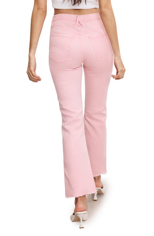 GOOD AMERICAN GOOD AMERICAN GOOD STANDARD RAW HEM KICK FLARE JEANS