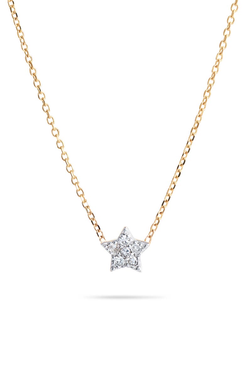 STONE AND STRAND Diamond Star Pendant Necklace, Main, color, 
