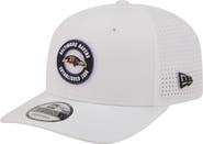 New Era Men's New Era White Baltimore Ravens COOLERA 9SEVENTY Adjustable Hat