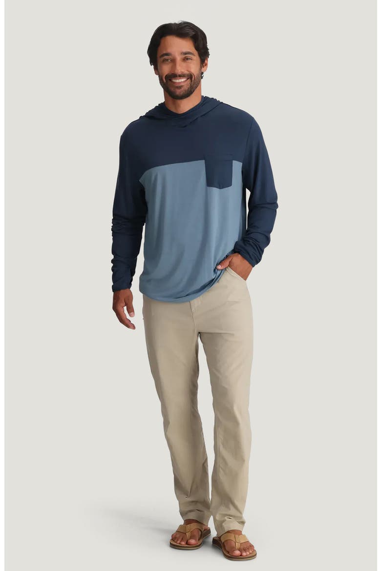 Hybrid Performance Hoodie, Alternate, color, TRUE NAVY / BLUE FOG