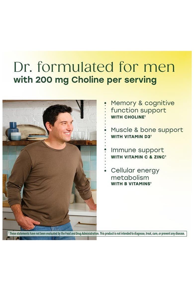 Advanced Multivitamin for Men, Doctor Formulated, Vegetarian, 60 Tablets, Alternate, color, None