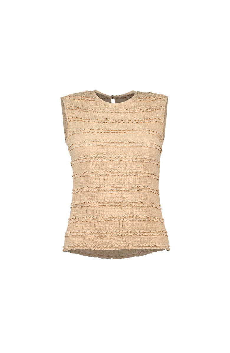 IVONNE Sleeveless Knitted Top, Alternate, color, Lightbrown