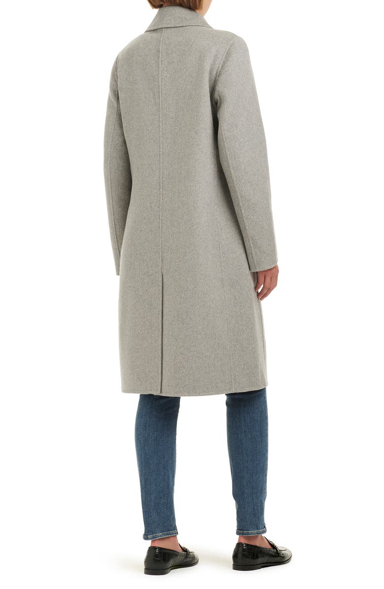 Vince Camuto Kyle Relaxed Fit Double Face Wool Blend Coat, Alternate, color, Heather Grey