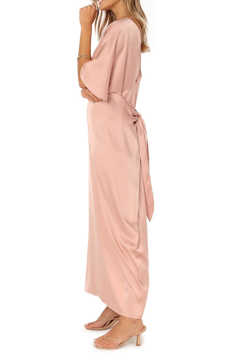 Eliza Dolman Sleeve Maxi Dress, Alternate, color, PINK