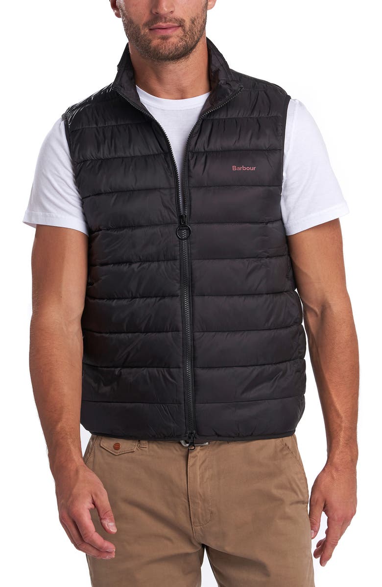 Barbour Bretby Quilted Vest, Main, color, 
