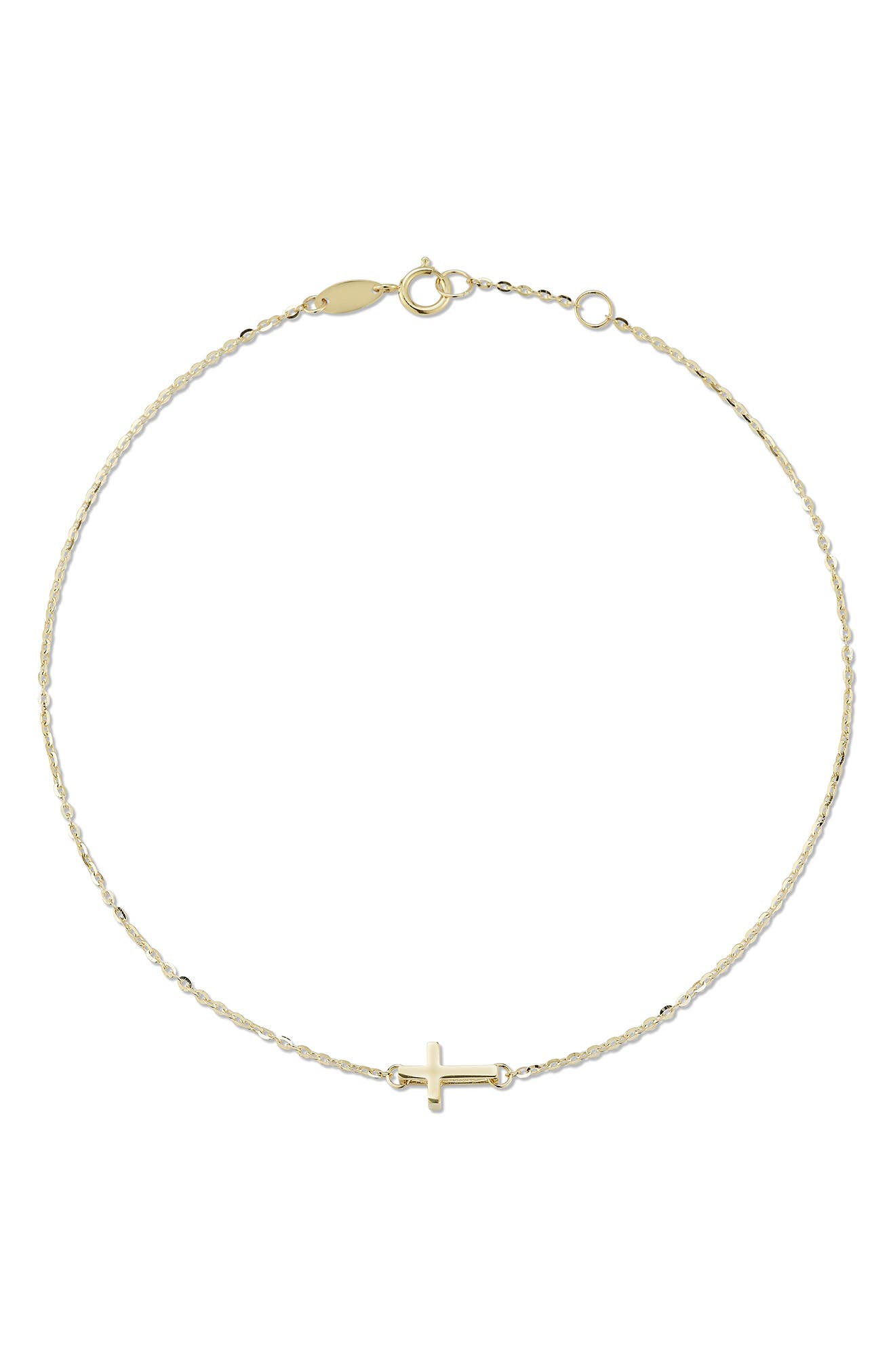 Ember Fine Jewelry Cross Charm Anklet