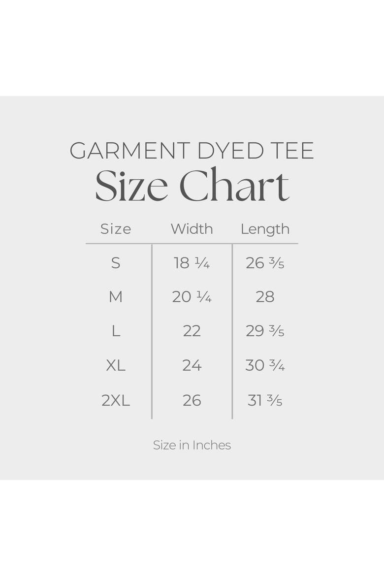 Football Game Day Stripes Garment Dyed Graphic T-Shirt, Alternate, color, Yam