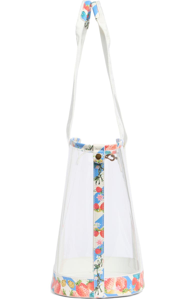 Kurt Geiger London Hampstead Vinyl Tote, Alternate, color, Open White