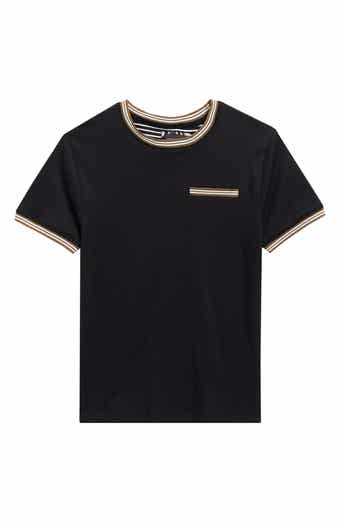 DENIM AND FLOWER Kids' Tipped T-Shirt