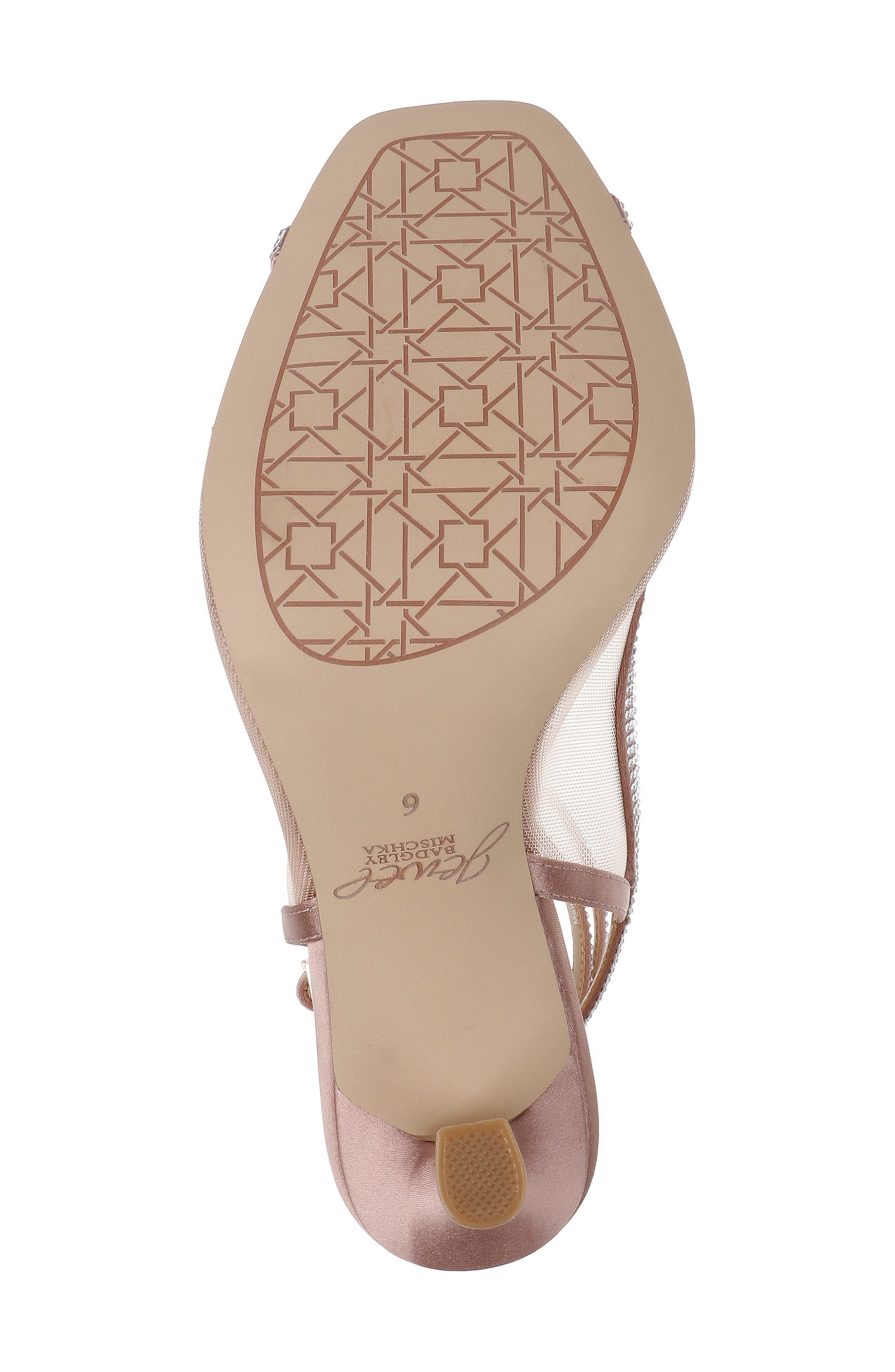 Tamera Ankle Strap Sandal, Alternate, color, BLUSH MESH