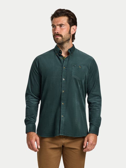 Long Sleeve Soft Needle Corduroy Shirt
