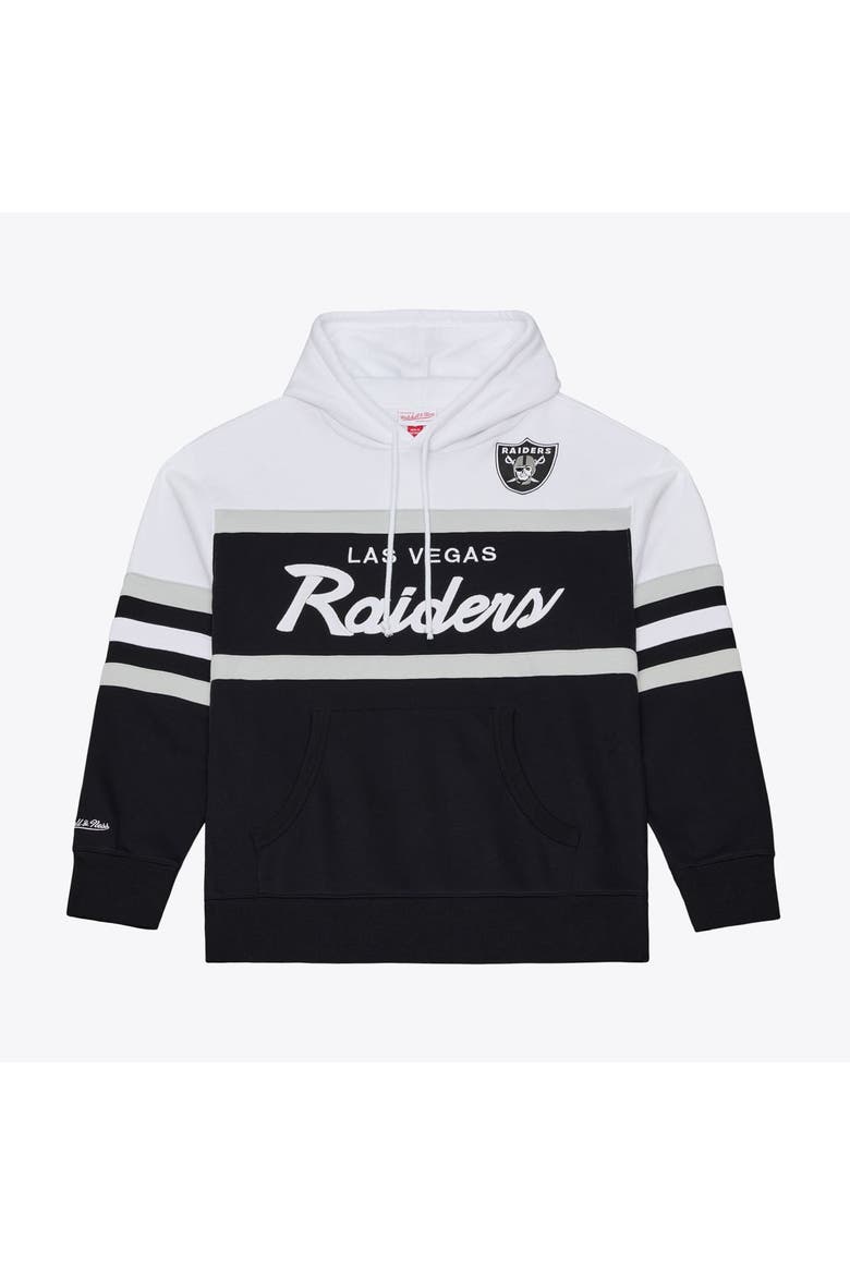 Men's Black Mitchell & Ness  Las Vegas Raiders Head Coach Hoodie, Main, color, Black