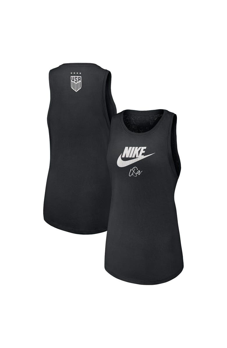 Nike Women's Nike Black USWNT Futura Tank Top, Main, color, Black