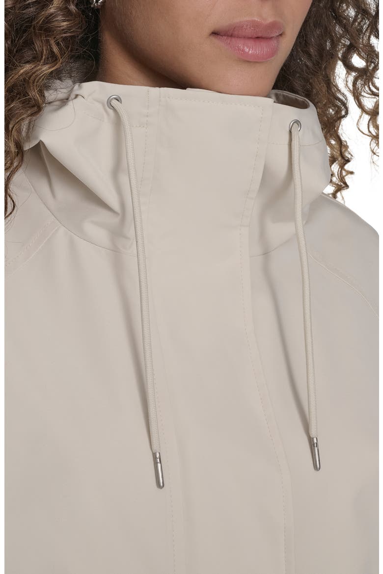 Hooded Water Resistant Jacket, Alternate, color, ALMOND MILK