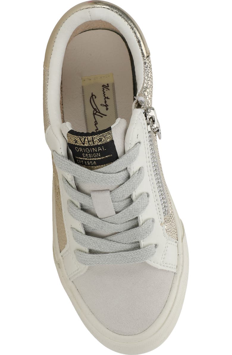 Vintage Havana Kids' Vita Sneaker, Alternate, color, Gold Pebbled Multi