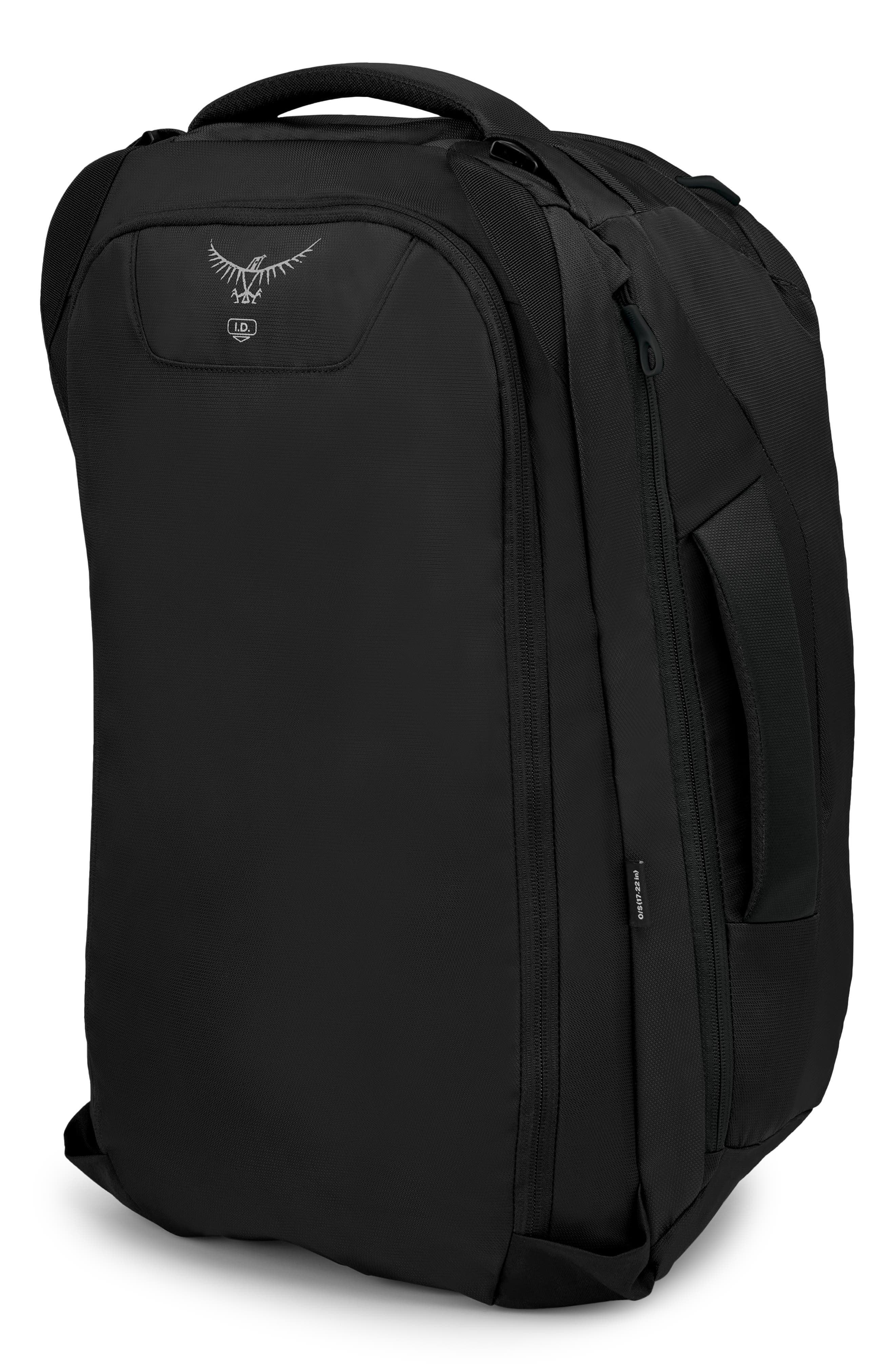 Osprey Farpoint 40-Liter Travel Carry-On Backpack, Alternate, color, Black