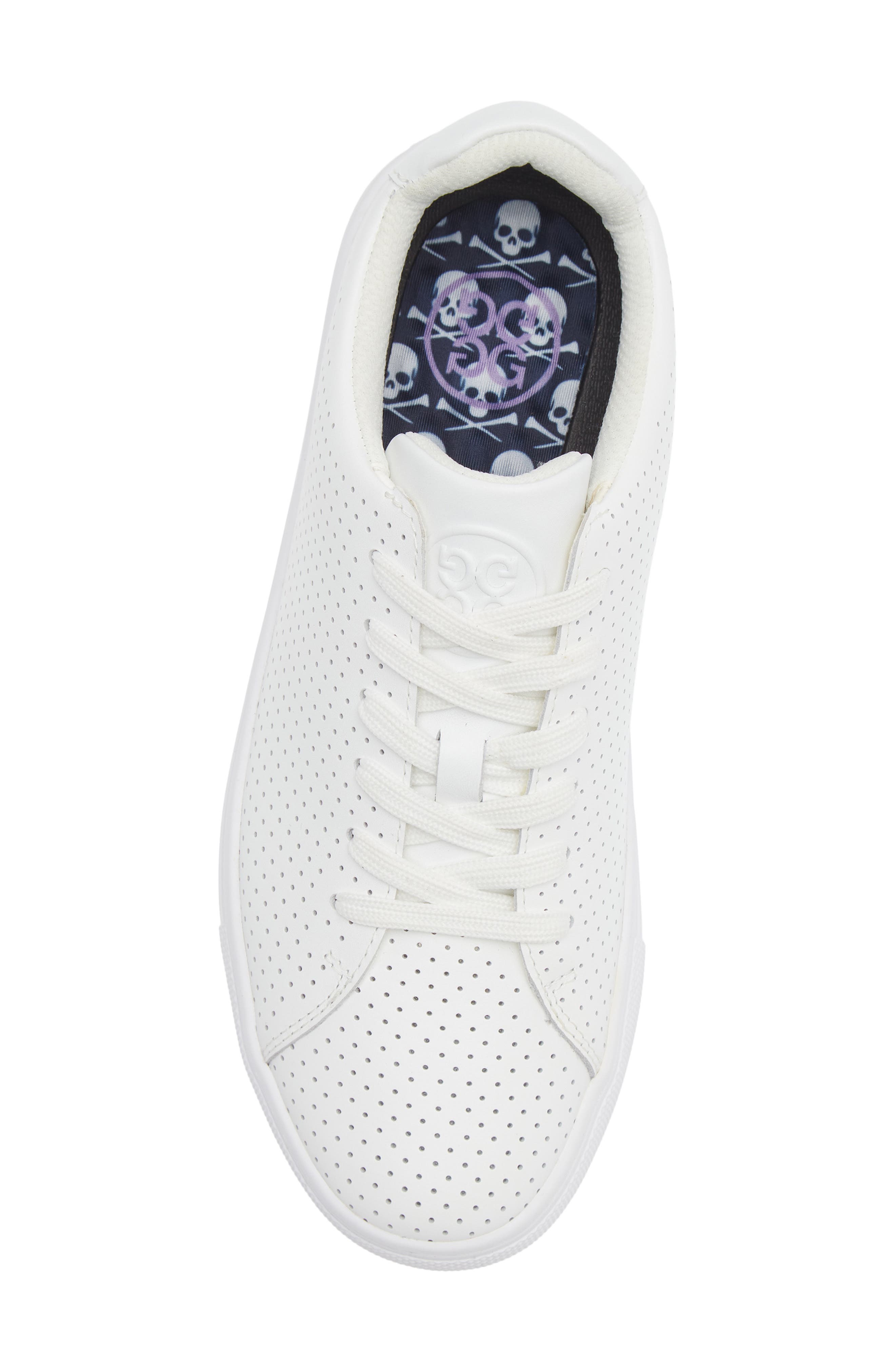 Durf Perforated Golf Shoe, Alternate, color, SNOW