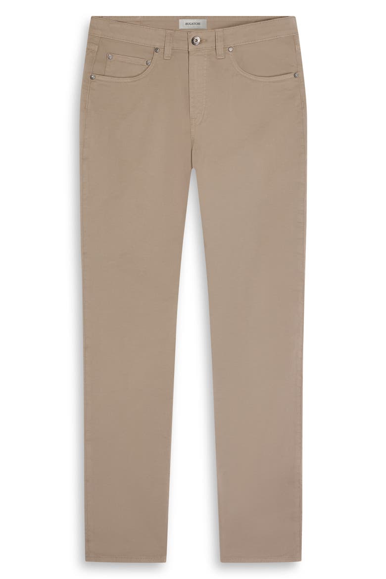 Five Pocket Stretch Cotton Pants, Alternate, color, COBBLESTONE