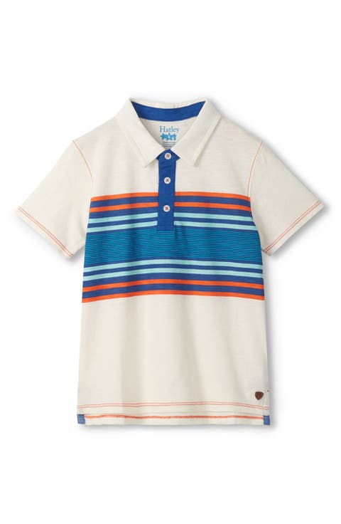 Kids' Colorblock Stripe Polo (Little Kid & Big Kid)