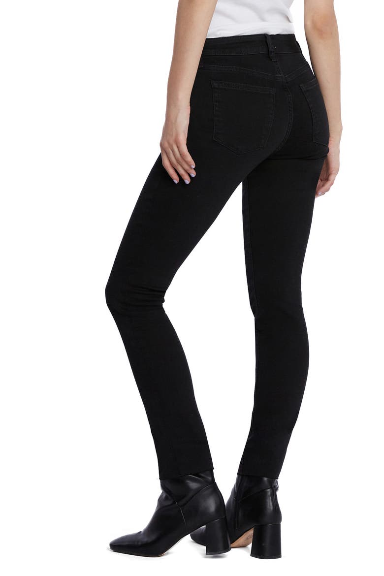 Vera Skinny Jeans, Alternate, color, BLACK