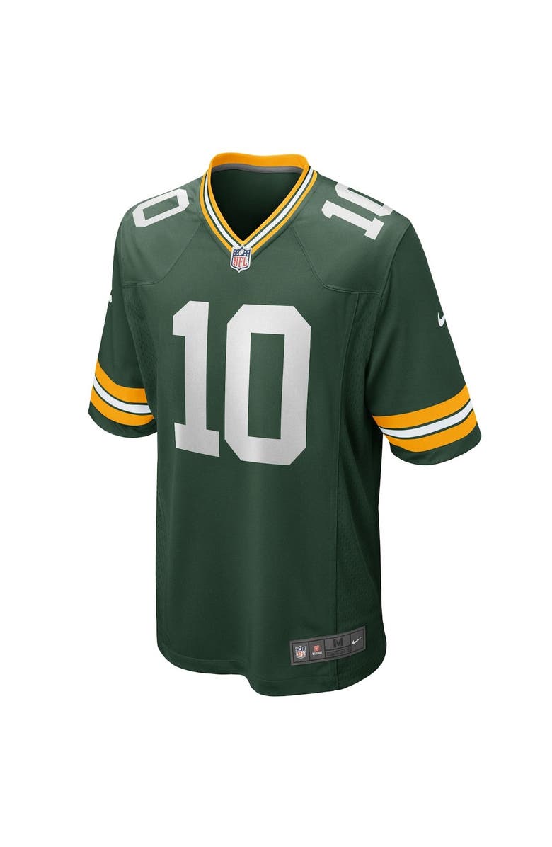 Nike Men's Nike Jordan Love Green Green Bay Packers Game Jersey, Alternate, color, Green
