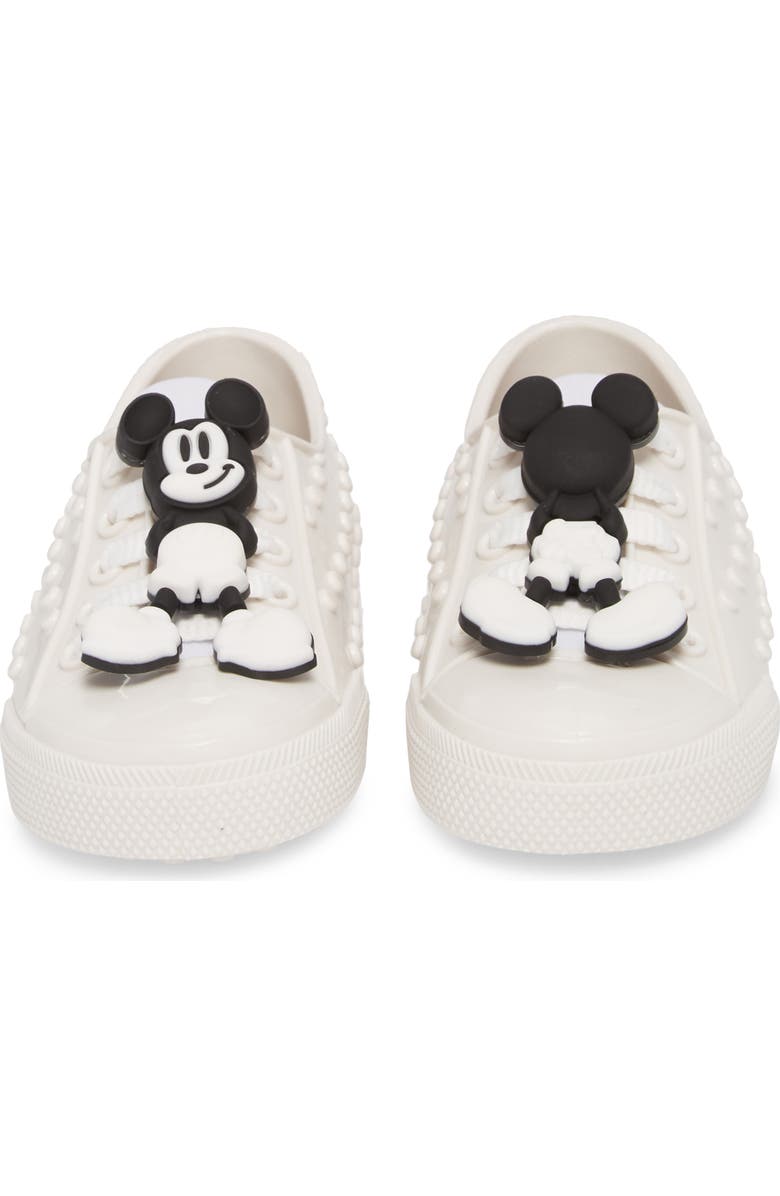 Mini Melissa Polibolha Disney's Mickey Mouse<sup>®</sup> Sneaker, Alternate, color, Whitednu