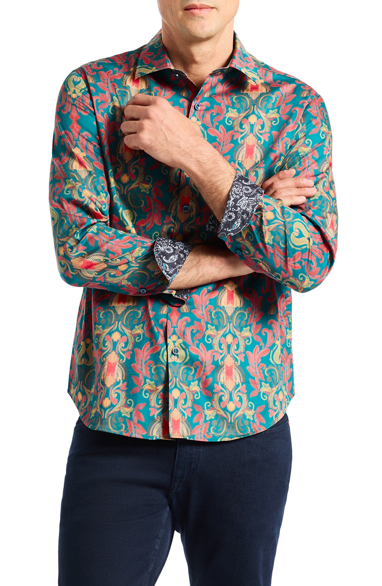 Robert Graham Valor Long Sleeve Button-Up Shirt