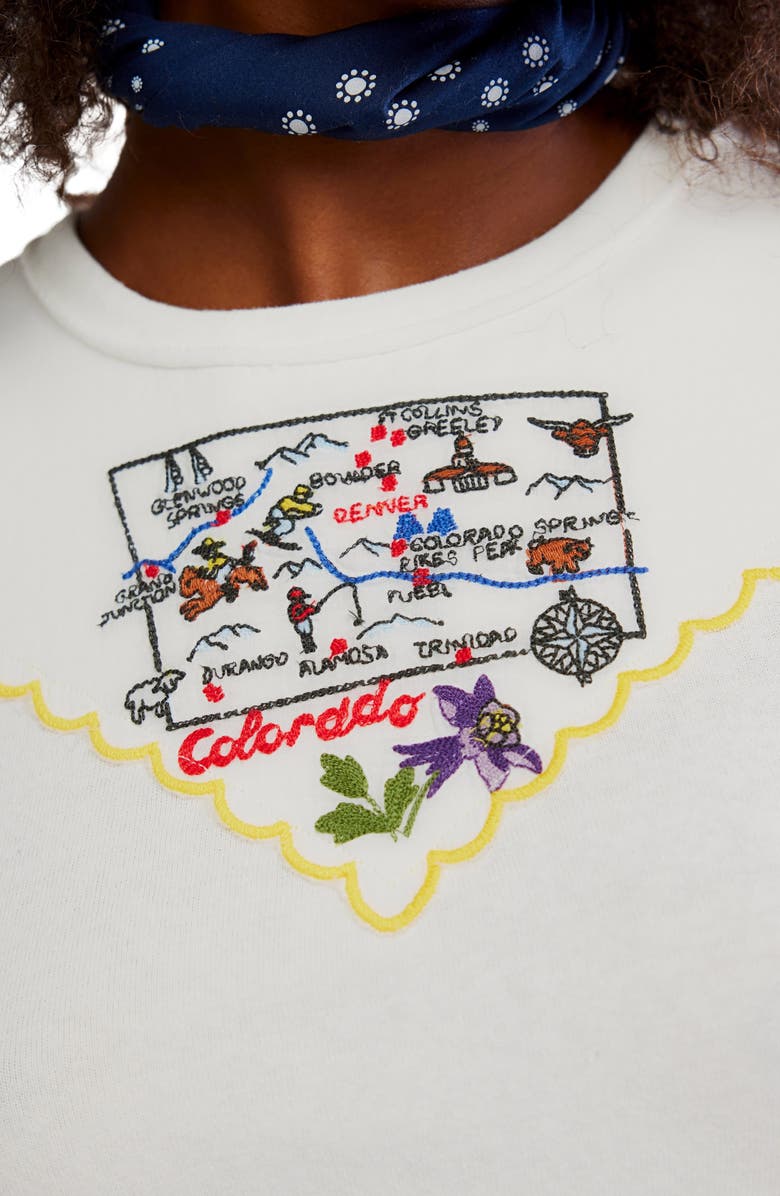 Free People Wild Country Stretch Cotton Graphic T-Shirt, Alternate, color, Colorado Combo