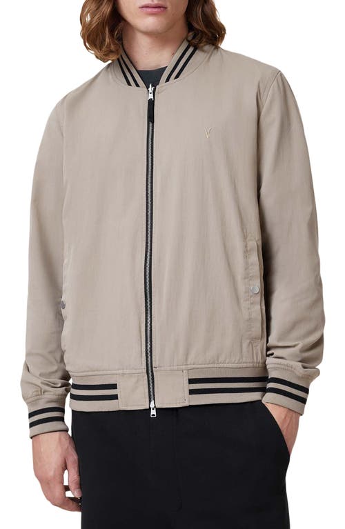 Allsaints Bassett Reversible Bomber Jacket In Black