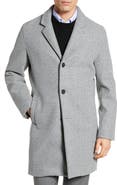 Cole Haan Regular Fit Stretch Wool Coat