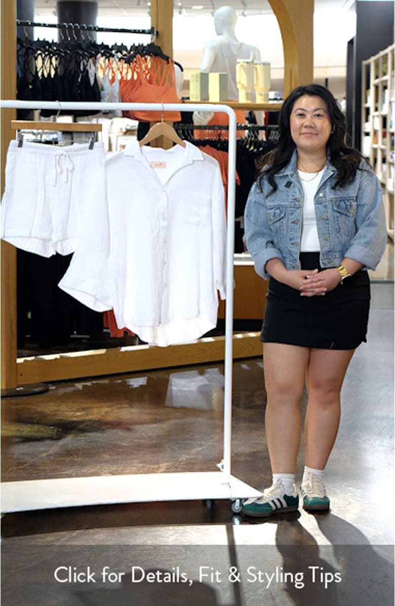 Ashley Textured Cotton Short Pajamas, sales video thumbnail