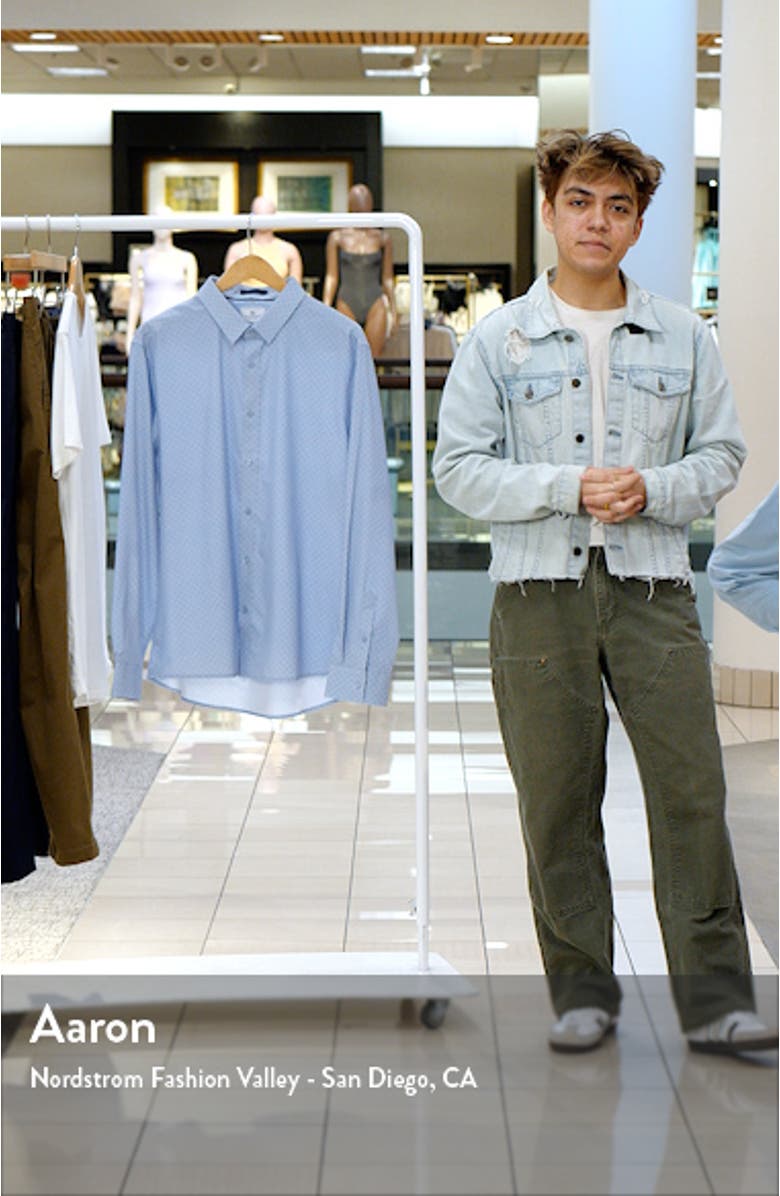 Gatler Neat Performance Button-Up Shirt, sales video thumbnail