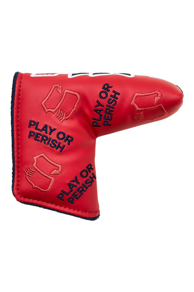 Classic Arrow Blade Putter Cover, Alternate, color, RED