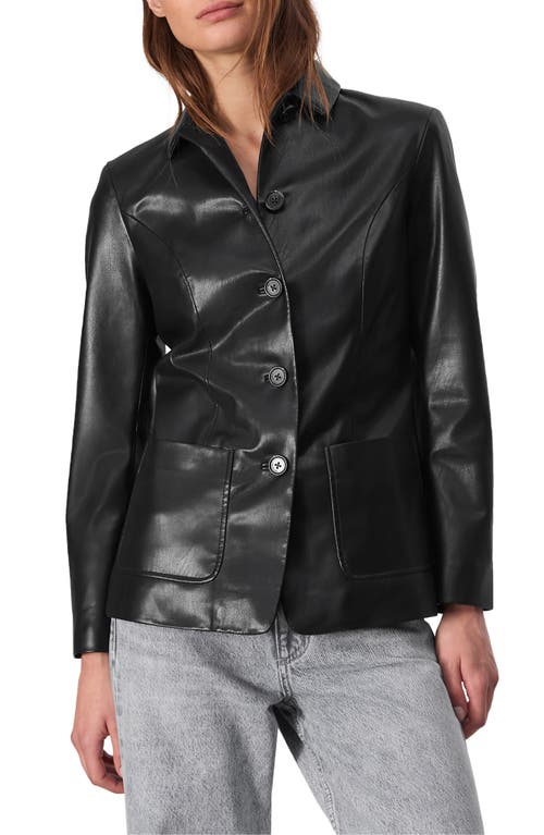 Rag & Bone Drew Faux Leather Blazer