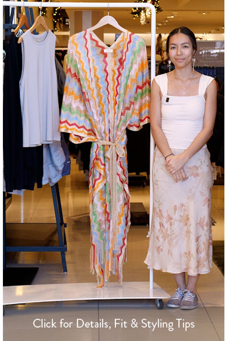Chevron Cover-Up Caftan video