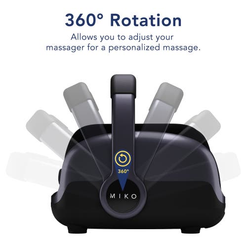 Miko Mas Ii Foot, Leg & Calf Massager With Heat In Gray