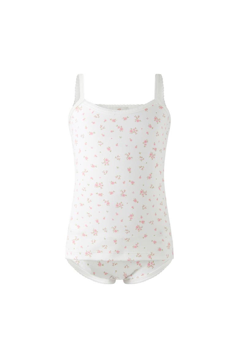 Pima Floral Underwear Set, Main, color, Pink
