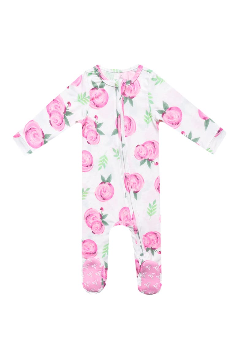 Grace Zip Front Footie, Main, color, GRACE